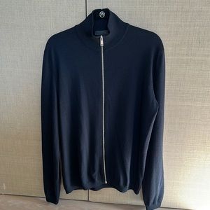 Mens Prada High Neck Zipped Cardigan